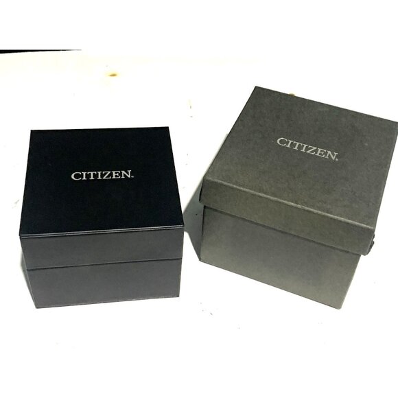 Citizen Watch Box Eco Drive Satellite Wave GPS Black Empty - Picture 4 of 9
